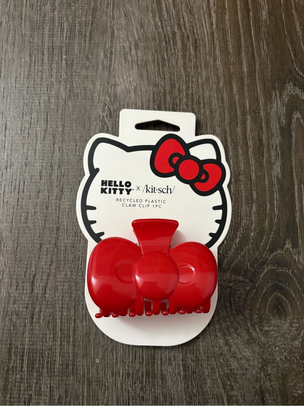 Kitsch Hello Kitty Red Bow Claw Clip